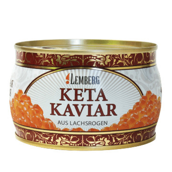 Ікра кетова кошерна lemberg premium - лемберг преміум жб 400 грам