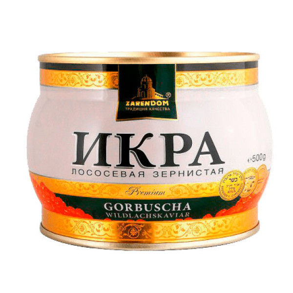 Икра зарендом премиум жесть банка 500 грамм