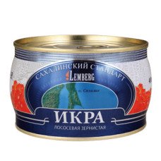 Икра лемберг сахалинский стандарт германия жесть банка 400 грамм