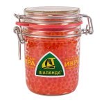 Икра горбуши шаланда 600 грамм стекло банка