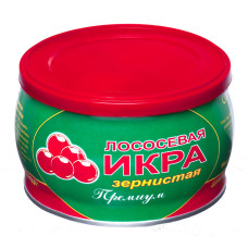 Икра лососевая горбуши красная тм шаланда 400 грамм жесть банка