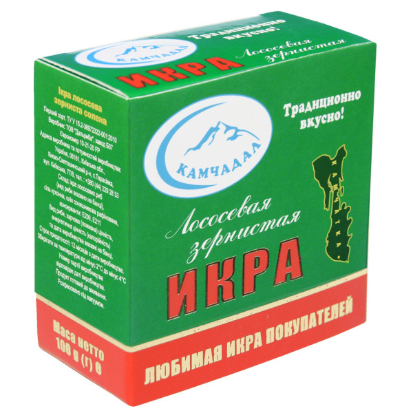 Ікра горбуші 100г камчадал