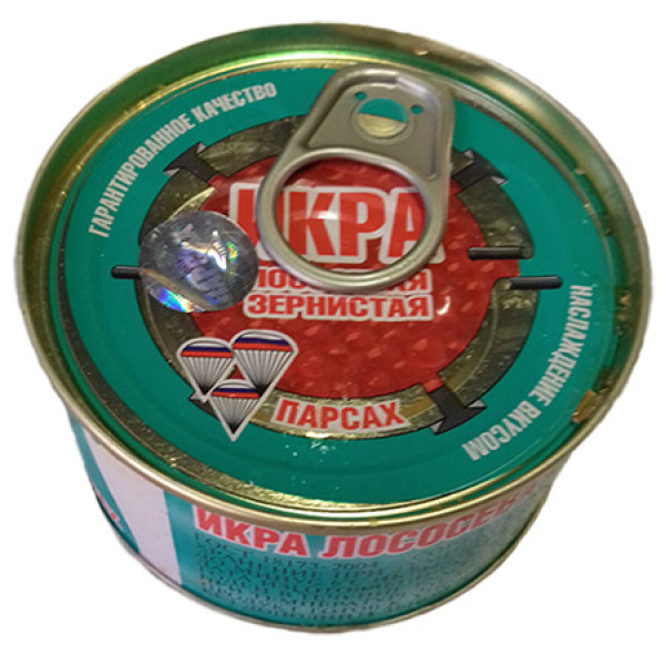 Икра горбуши тм парсах 140 грамм оригинал жесть банка