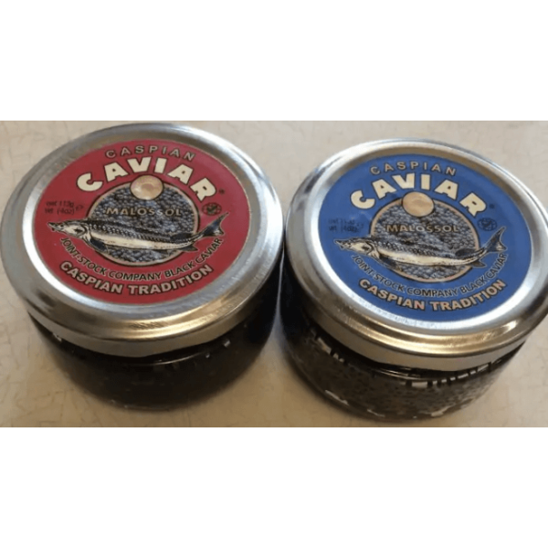 Икра осетра 113 г Caspian Caviar Mallosol (дойная)