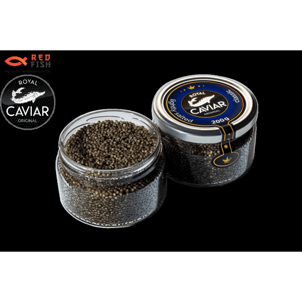 Ікра чорна осетрова стерляді дойна 50 г ROYAL CAVIAR -  CLASSIC