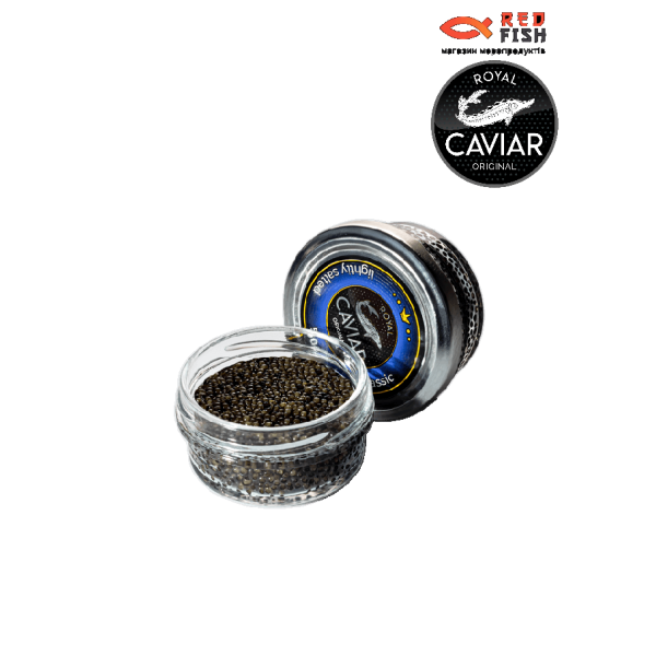Ікра чорна осетрова стерляді дойна 50 г ROYAL CAVIAR -  CLASSIC