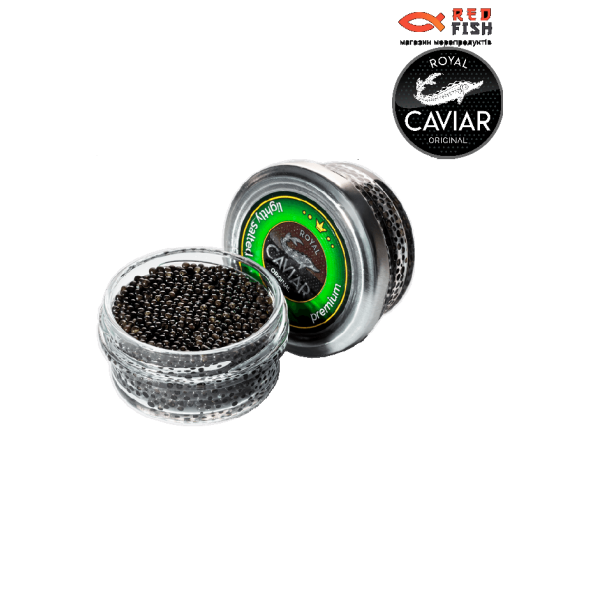 Ікра чорна осетрова дойна 50 г ROYAL CAVIAR -Premium