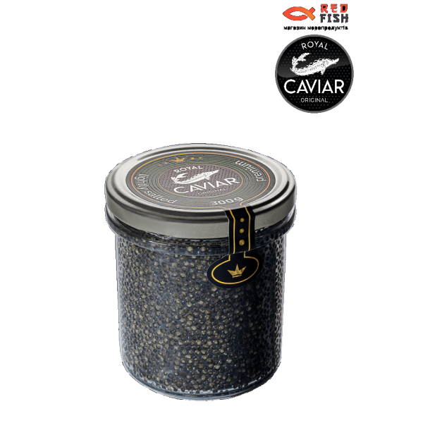 Икра стерляди забойная 50 г ROYAL CAVIAR -  PREMIUM