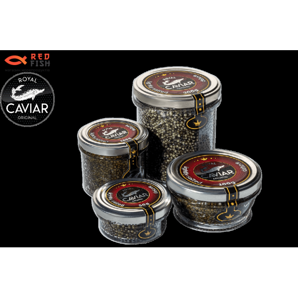 Ікра осетра забійна 50 г ROYAL CAVIAR - DE LUX