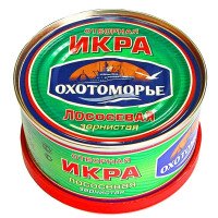 Красная икра кеты Охотоморье (130 грамм)
