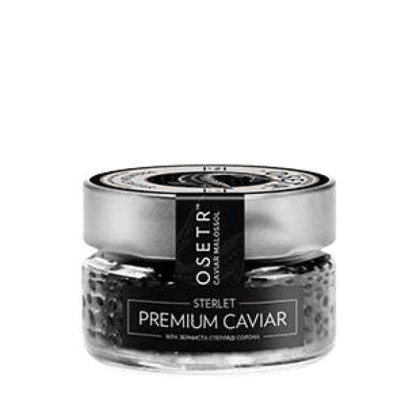 Икра черная соленая (Стерлядь) Premium 65г