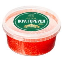 Ікра горбуші лососева червона 500г
