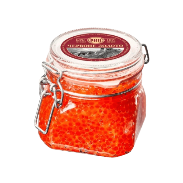 Икра горбуши красная малосольная Красное Золото, 500 г
