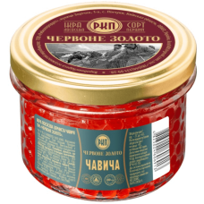 Красная икра чавычи красное золото 200 грамм