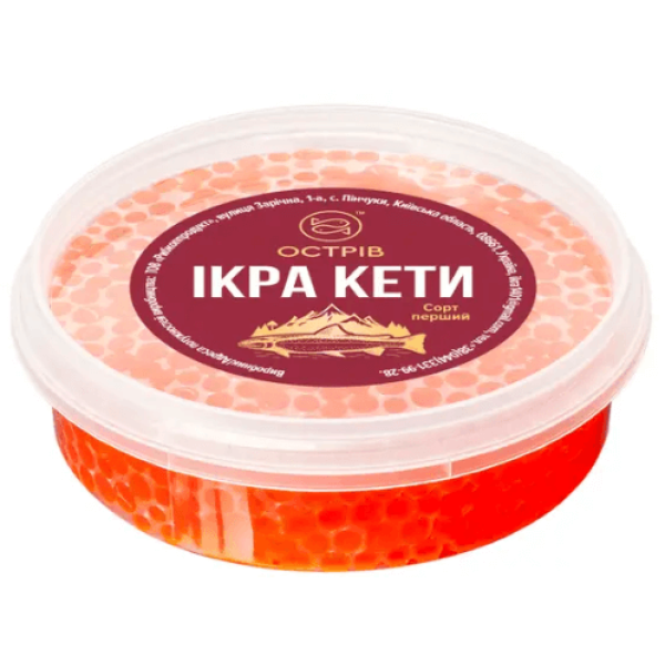 Икра кетовая малосольная зернистая 300 г 