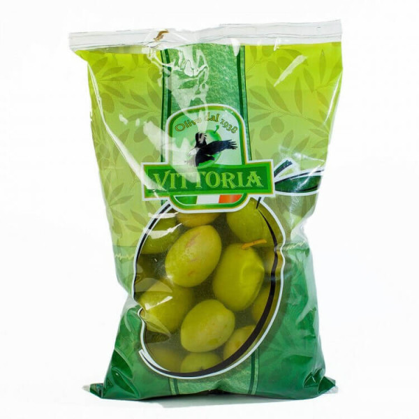 Оливки зелені великі Vittoria Olive Verdi Dolci Giganti 250г