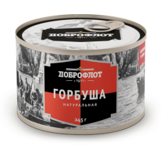 Горбуша натуральная "Доброфлот" 245гр