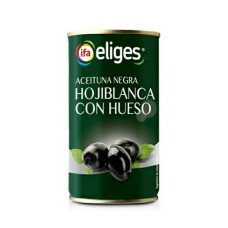 Маслины с косточкой Hojiblanca con Hueso Eliges 350гр