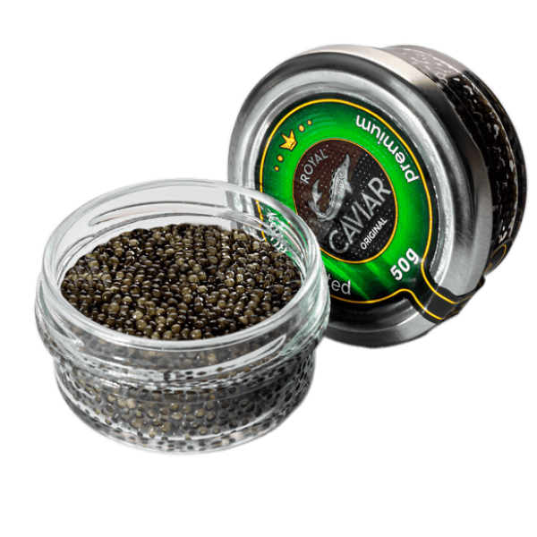 Икра черная стерляди ROYAL CAVIAR - PREMIUM! 50г.