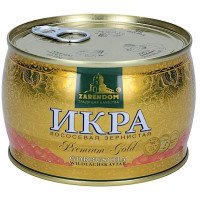Икра горбуша зарендом классик голд жесть банка 400 грамм