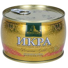 Икра горбуша зарендом классик голд жесть банка 400 грамм