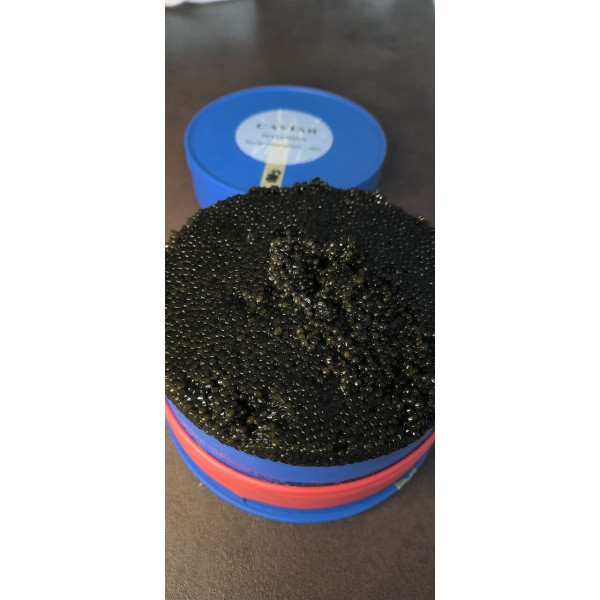 Чорна ікра осетру CAVIAR MALOSSOL PREMIUM - Kaluga Queen-  500г